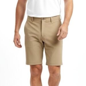Callaway NWT Opti-Dri Stretch 9" Inseam Golf Shorts Chinchilla Tan - Size 34